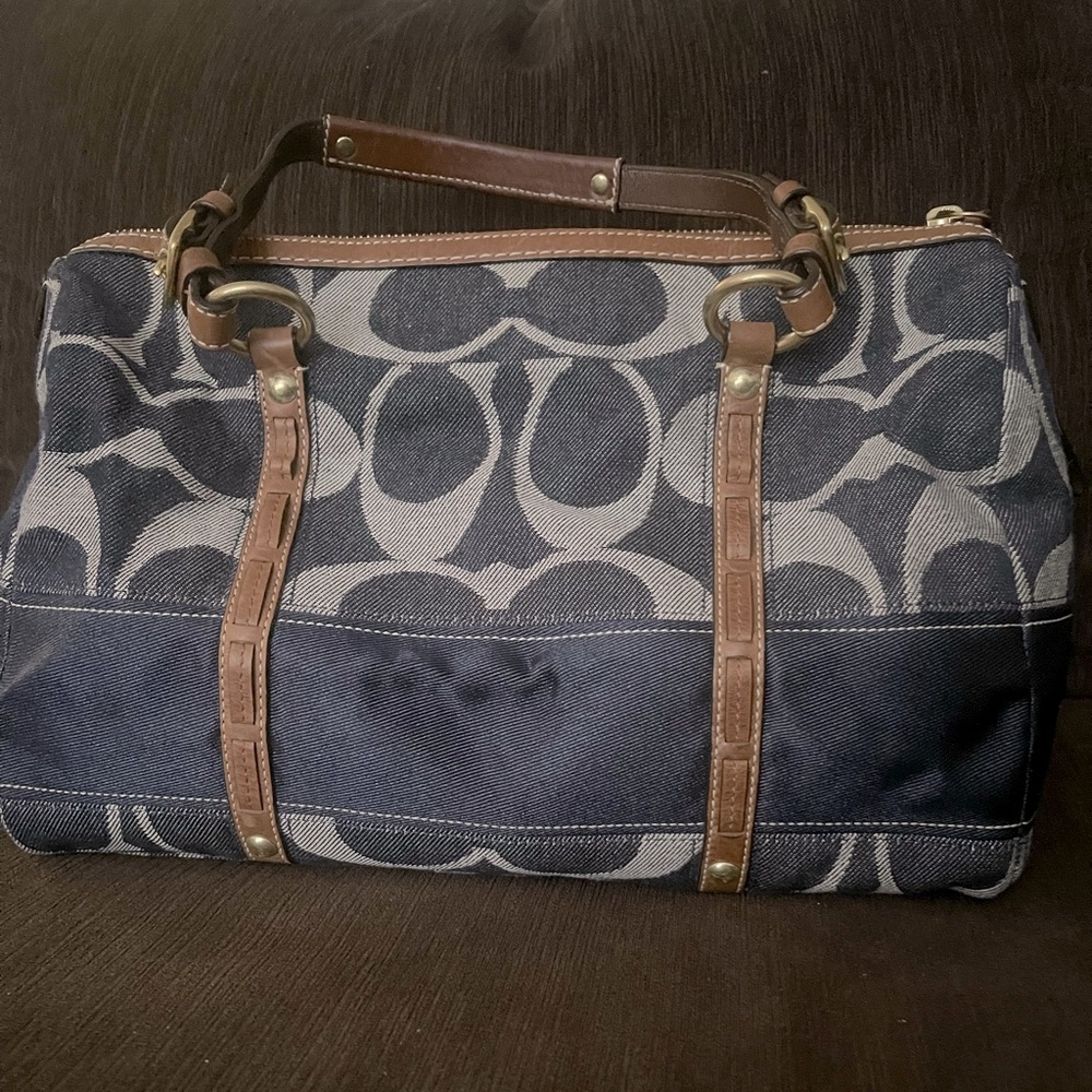 Coach Denim Handbag